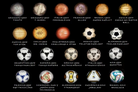 card Les ballons des Coupes du Monde